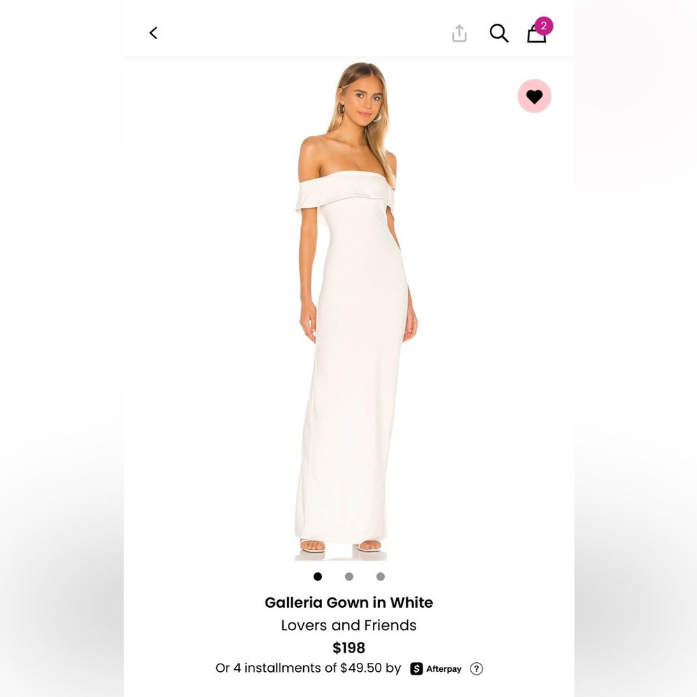 Revolve Lovers and Friends White Galleria Gown